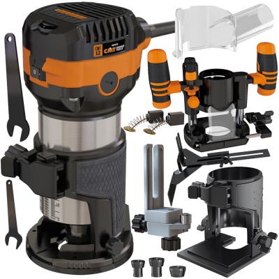 Frezarka do drewna krawędziowa ręczna CMT CMT12 710W + podstawy CMT12-A1 i CMT12-A2