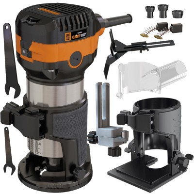 Frezarka do drewna krawędziowa ręczna CMT CMT12 710W + podstawa CMT12-A1