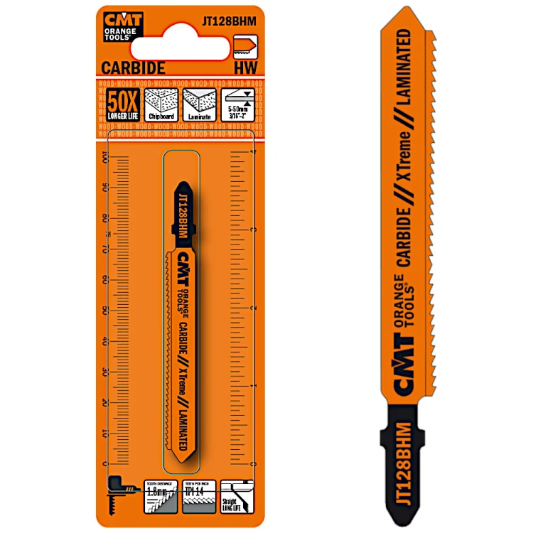 Brzeszczot do cięcia płyt laminowanych, HPL 92mm 14TPI 1szt. CMT JT128BHM