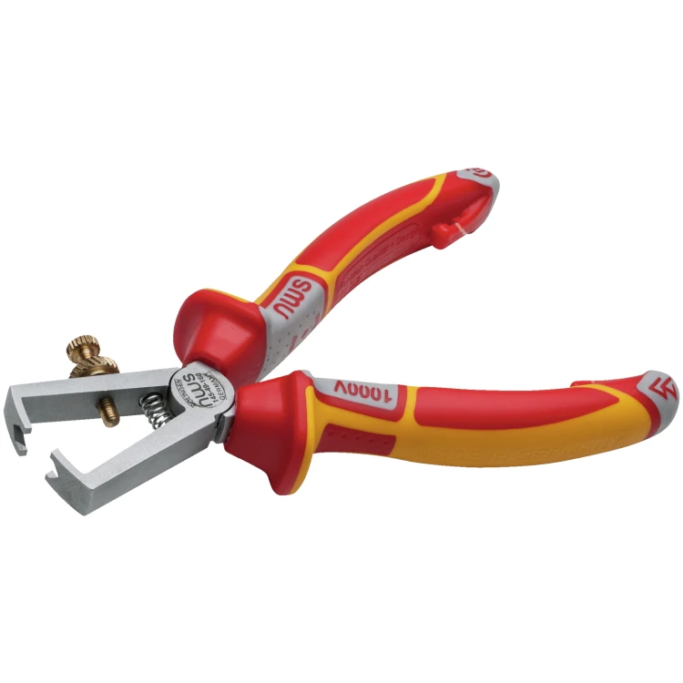 Szczypce do ściągania izolacji z przewodów 160mm NWS 145-49VDE-160-SB