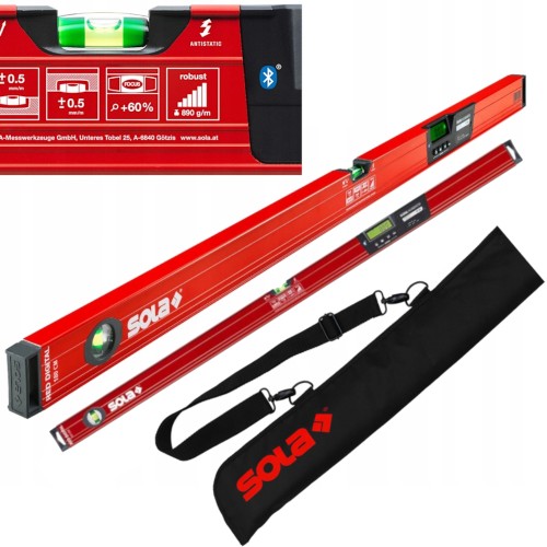 SOLA Poziomica cyfrowa 180cm z Bluetooth RED 180 Digital 01731601 + Pokrowiec