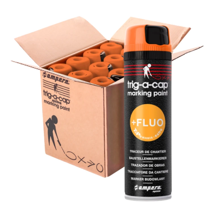 Farba AMPERE TRIG-A-CAP EXTRA Pomarańczowa Fluo