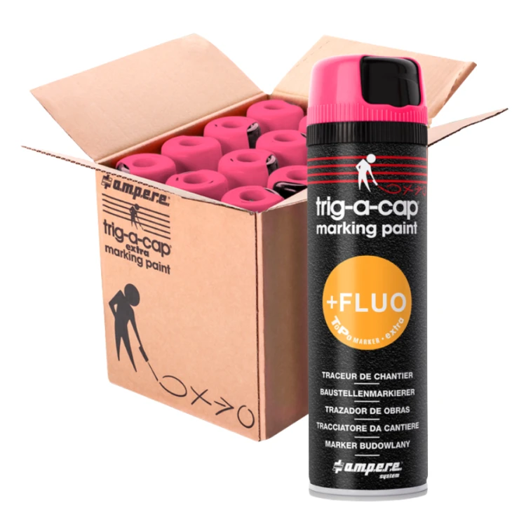 Farba AMPERE TRIG-A-CAP EXTRA Różowa Fluo