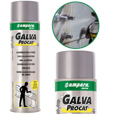 AMPERE GALVA PROCAT cynk w sprayu błysk 500 ml