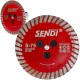 SENDI S-75 Tarcza diamentowa do podcinania płytek 75mm M14
