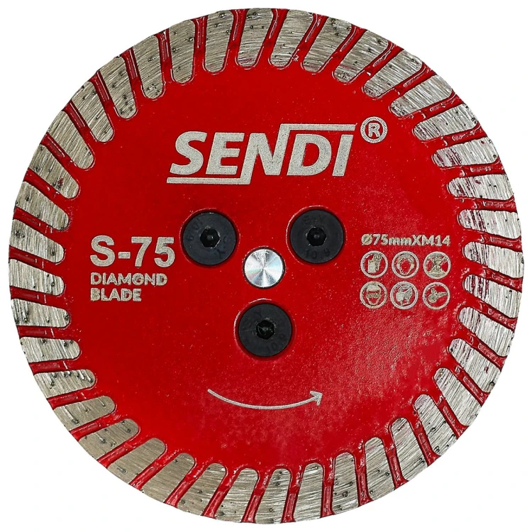 SENDI S-75 Tarcza do podcinania płytek 75mm M14