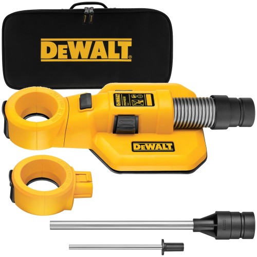 System odsysania pyłu i czyszczenia otworów podczas wiercenia Dewalt DWH050