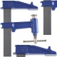 Ścisk śrubowy stolarski 20cm 900kg Piher BLUELINE F 04020