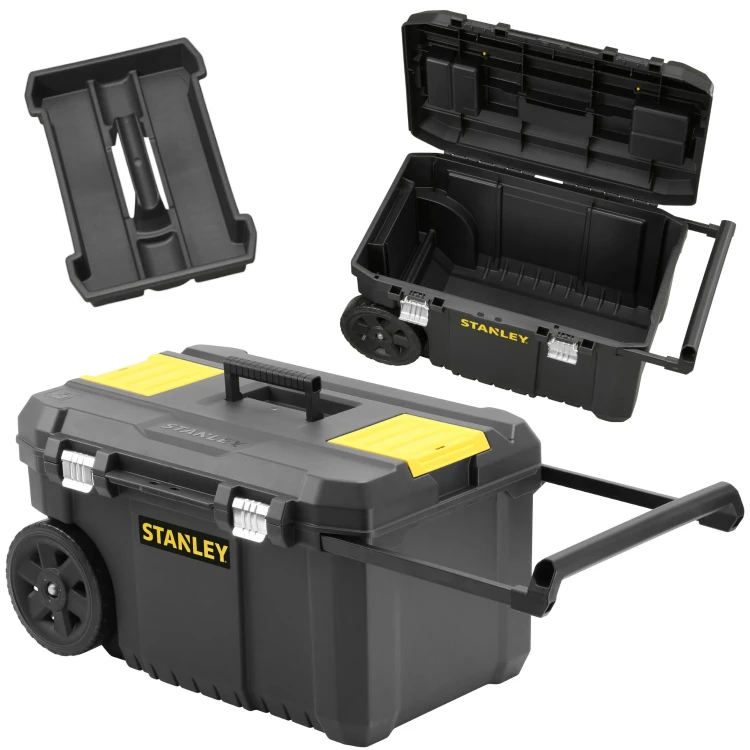 Skrzynka narzędziowa mobilna na kołach Essential 66 x 40 x 34cm 50L Stanley