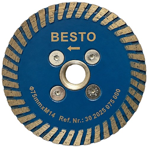 BESTO Tarcza diamentowa do podcinania M14 75mm