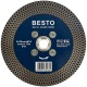 BESTO Tarcza diamentowa RHOMBUS 125mm M14 do gresu, ceramiki