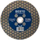 BESTO Tarcza diamentowa HEXAGON 125mm M14 do gresu, ceramiki