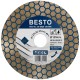 BESTO Tarcza diamentowa HEXAGON 2 - 125mm do gresu, ceramiki
