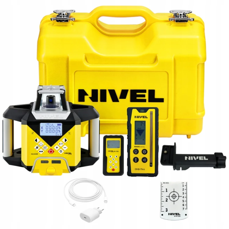 Laser obrotowy NIVEL SYSTEM NL640R zestaw
