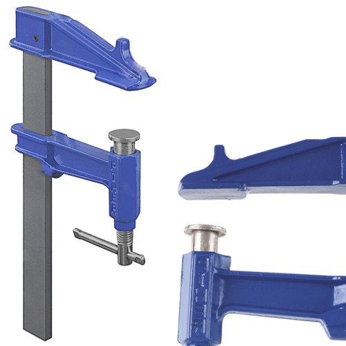 Ścisk śrubowy tłokowy BLUELINE R 20cm 1000kg Piher 05020