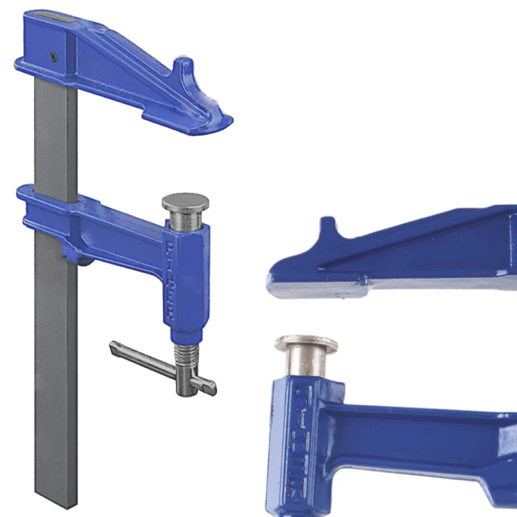 Ścisk śrubowy tłokowy BLUELINE R 20cm 1000kg Piher 05020