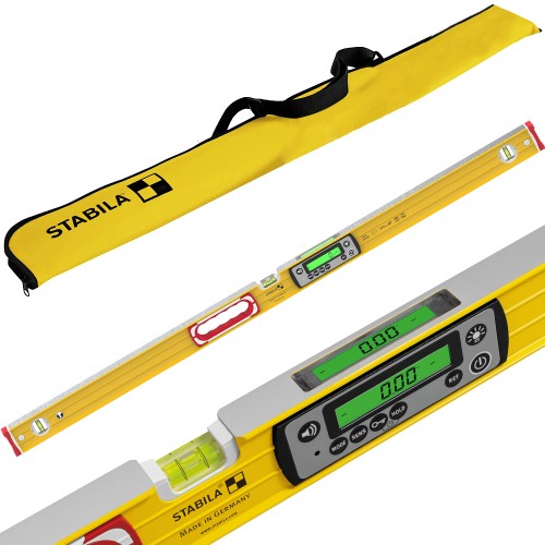 Poziomica elektroniczna 122cm IP67 Stabila TECH 196 DL + Pokrowiec