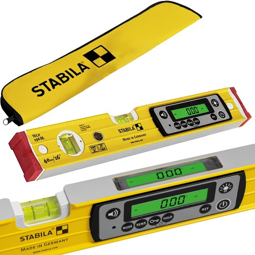 Poziomica elektroniczna 40cm IP67 Stabila TECH 196 DL + Pokrowiec