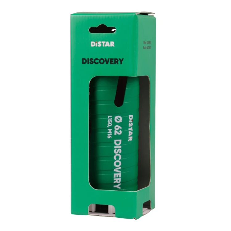 Otwornica diamentowa 62 x 150mm 5xM16 Discovery Distar 10216025054