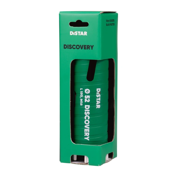 Otwornica diamentowa do betonu 52 x 150mm 4xM16 Discovery Distar 11120159102