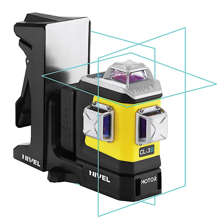 NIVEL SYSTEM CLX3BM Laser 3-płaszczyznowy zmotoryzowany wiązka niebieska