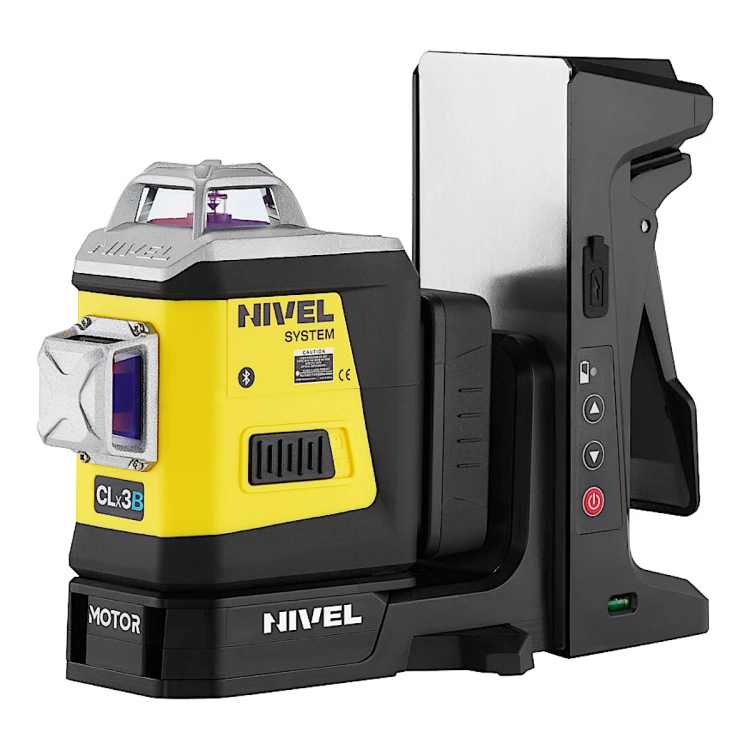 NIVEL SYSTEM CLX3BM Laser 3 płaszczyzny zmotoryzowany niebieska wiązka