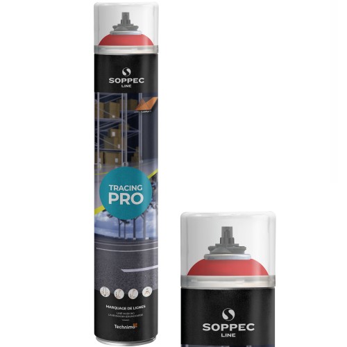 Farba marker czerwony Tracing Pro do znakowania linii 750ml Soppec 152004