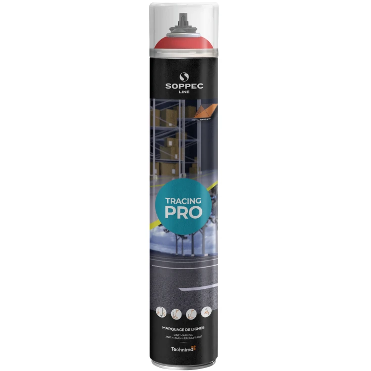 Farba marker czerwony Tracing Pro do znakowania 750ml Soppec 152004