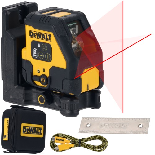 Laser krzyżowy z wiązką czerwoną DeWALT DCLE14201RB