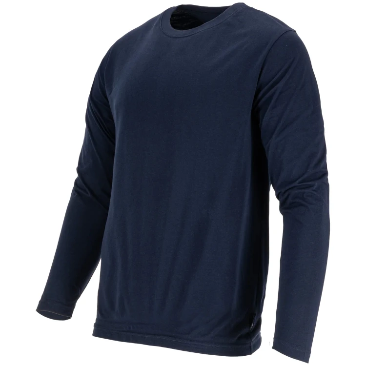 T-shirt z długim rękawem granatowy Lahti Pro L40242