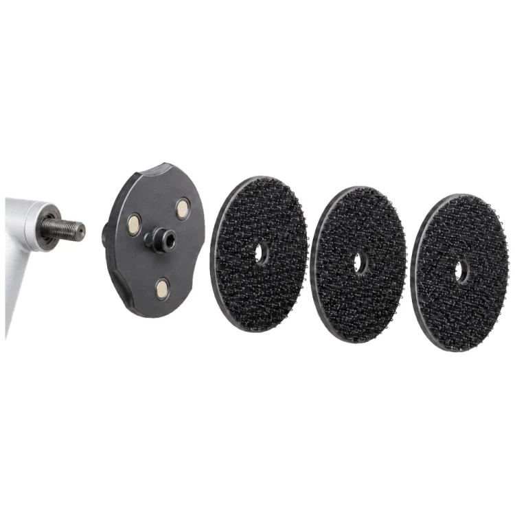 Magnetyczna podstawa + uchwyty do padów polerskich Distar Click-Lock 50 zastosowanie