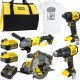 Zestaw 4 elektronarzędzi akumulatorowych 18V Stanley Fatmax V20 SFMCK459M2S + GRATIS Koszulka