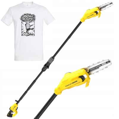 Piła łańcuchowa na wysięgniku 18V 20cm Stanley V20 SFMCPS720B /body/ + T-shirt