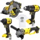 Zestaw 4 elektronarzędzi akumulatorowych 18V Body Stanley Fatmax V20 SFMCK459 + GRATIS Koszulka