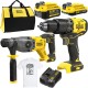 STANLEY SFMCK216MDS Wiertarko-wkrętarka SFMCD715 + Młotowiertarka SFMCH900 + 2Ah 4Ah + ładowarka + GRATIS Koszulka