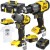 STANLEY Zestaw 18V wkrętarka SFMCD726 + zakrętarka SFMCF830 + 2x aku, kufer + GRATIS Koszulka