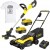 STANLEY V20 Kosiarka do trawy + Podkaszarka żyłkowa + 2x 4.0Ah + GRATIS Koszulka