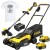 STANLEY SFMCMW2651M Kosiarka 18V V20 2x4Ah + podkaszarka Stanley SFMCSTB933B + GRATIS Koszulka