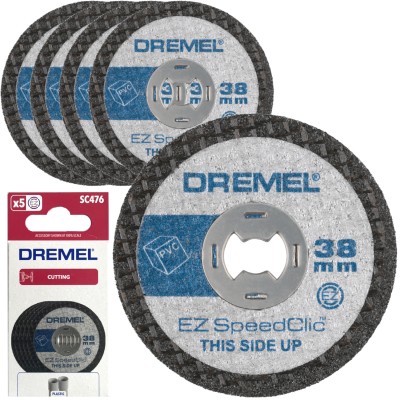 DREMEL SC476 Tarcze tnące do plastiku EZ SpeedClic 38 mm 5 szt.