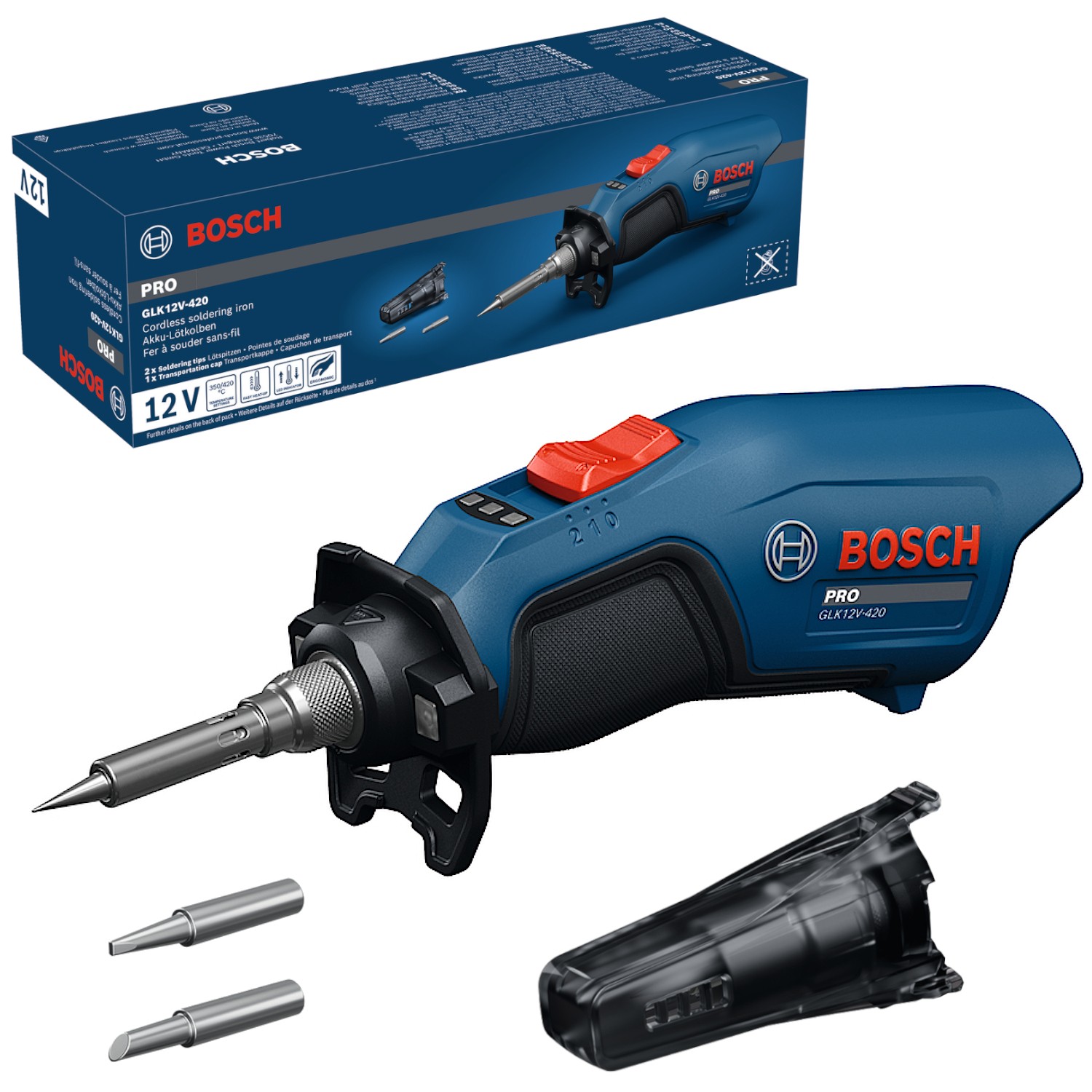 Lutownica akumulatorowa 12V Bosch PRO "Body" GLK 12V-420
