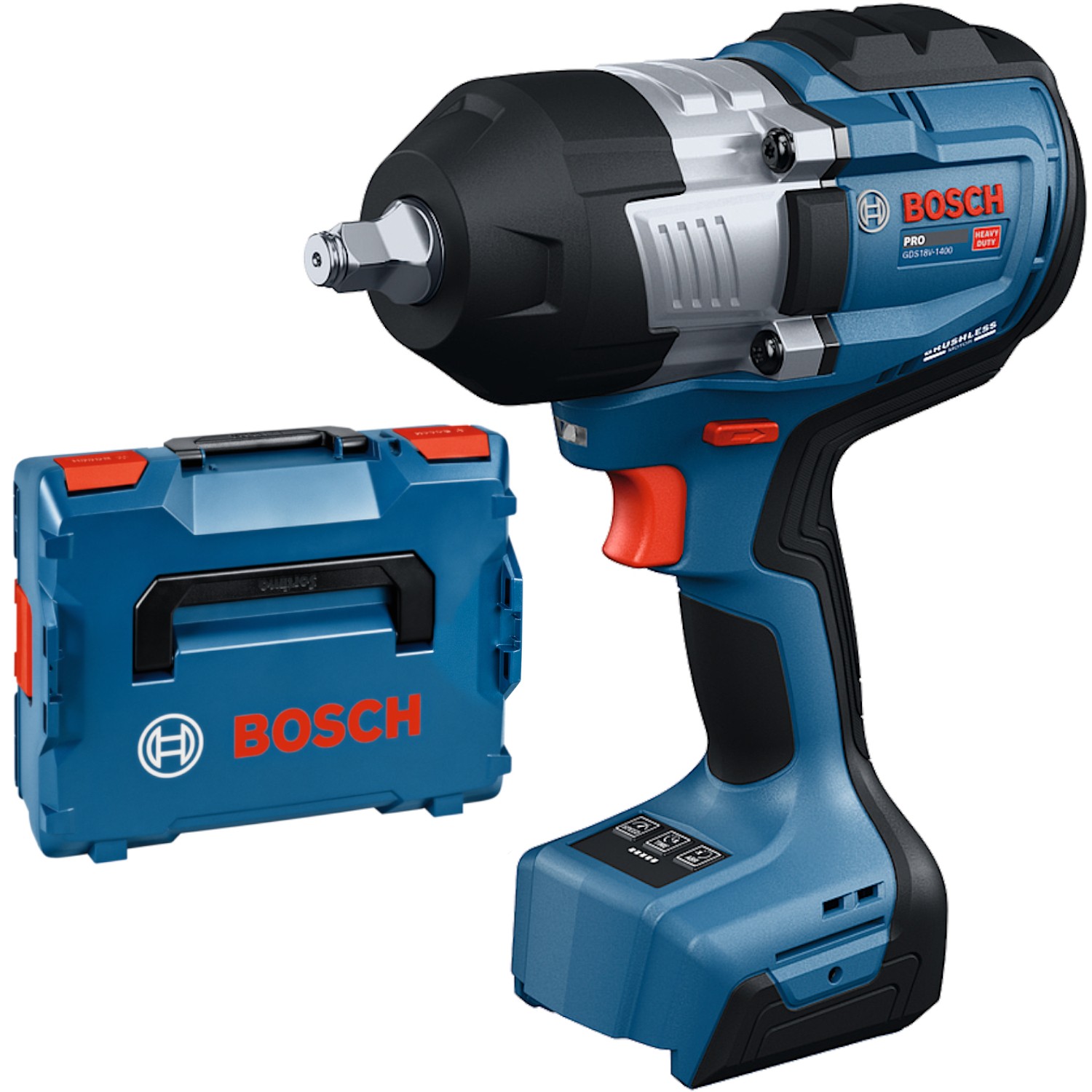 Klucz udarowy akumulatorowy 18V 1/2" 1400Nm Bosch PRO "Body" GDS 18V-1400