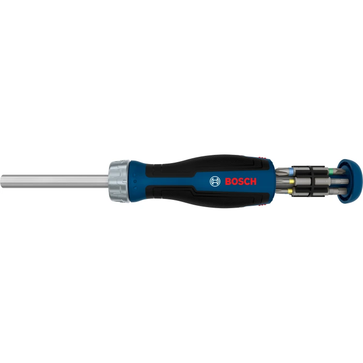 Wkrętak z grzechotką + 12 bitów Bosch 1600A039PK