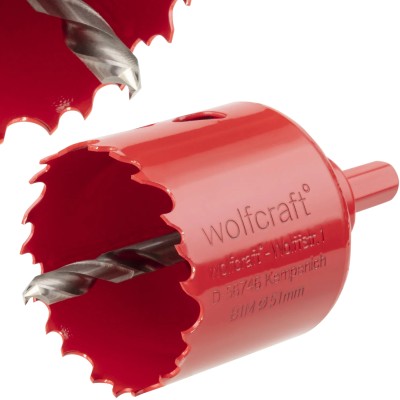 WOLFCRAFT 5471000 Otwornica BiM 51mm do metalu drewna płyt G-K OSB