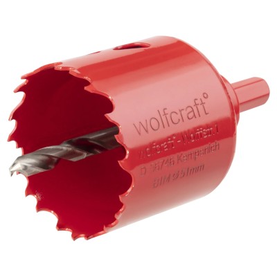 WOLFCRAFT 5471000 Otwornica 51mm do drewna metalu płyt G-K OSB