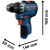 Wiertarko wkrętarka Bosch PRO GSR12V-31 - wymiary