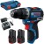 Wiertarko wkrętarka akumulatorowa udarowa 12V 2x2,0Ah Bosch PRO GSB12V-32