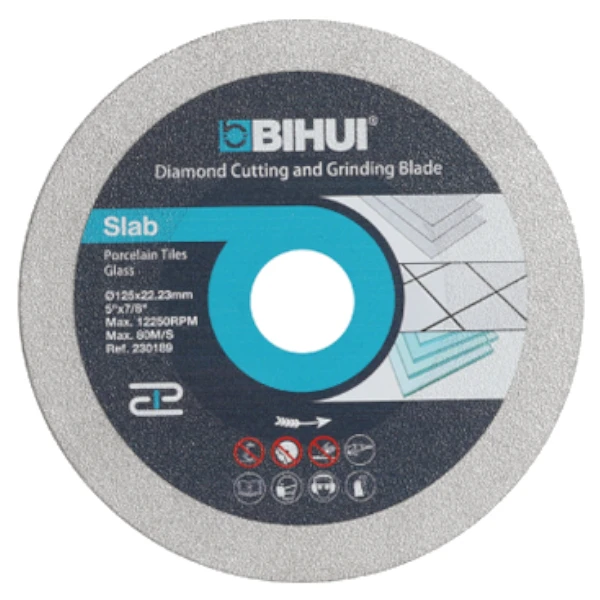 Tarcza diamentowa do cięcia i szlifowania BIHUI DPG125 125mm gres szkło