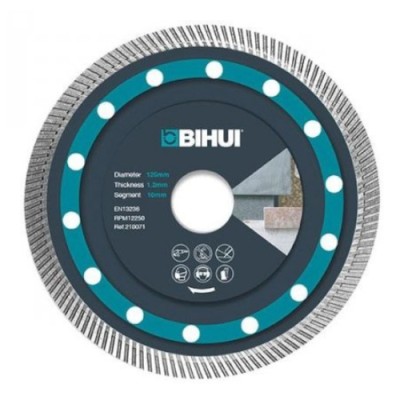 Tarcza diamentowa do gresu płytek BIHUI B-PERFECT 125mm 1,4mm DCBN5
