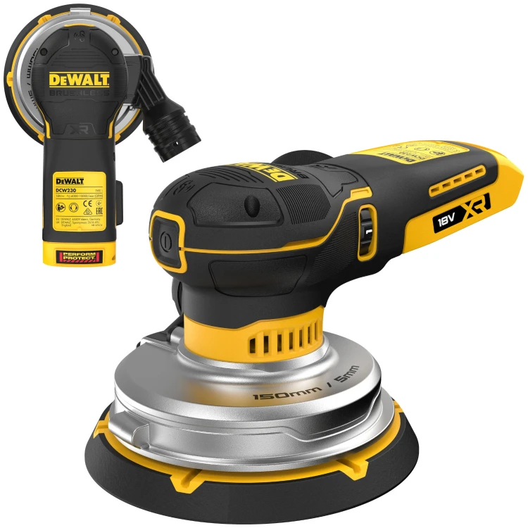 DEWALT DCW230N Szlifierka mimośrodowa 18V XR 150mm /body/