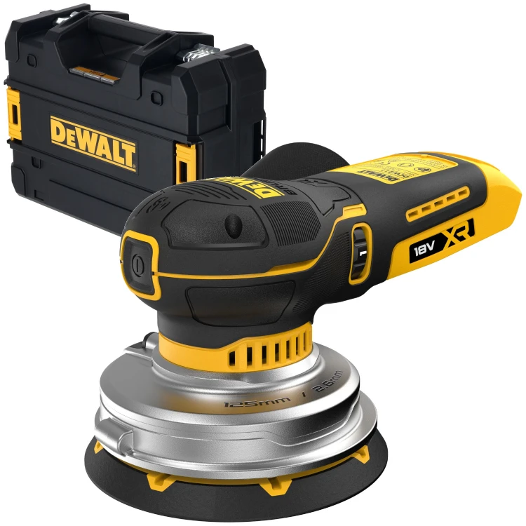 DEWALT DCW211NT Szlifierka mimośrodowa 18V XR 125mm /body/ + kufer